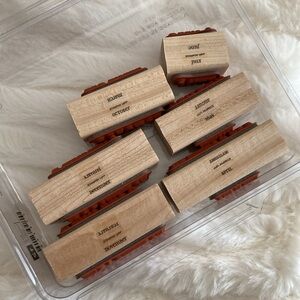 Stampin’ Up! full calendar double mounted stamp set